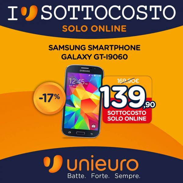 I Love Sottocosto Online: Samsung Galaxy GT-I9060 a 139,90€